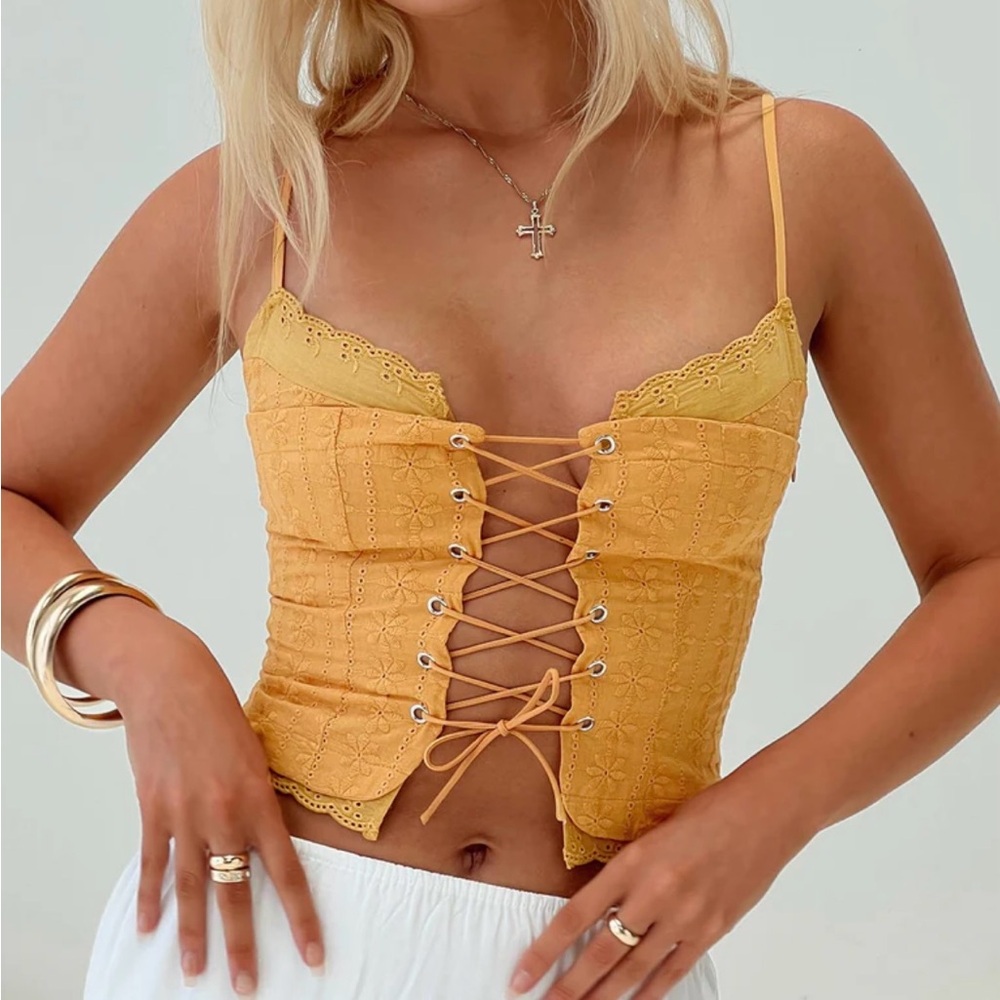 Princess Polly Lace Up Top